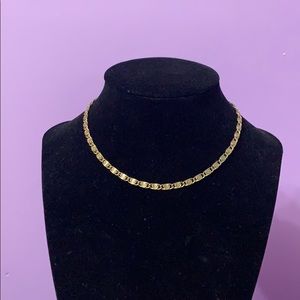 Gold simple necklace